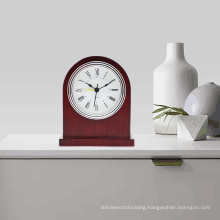 Good Quality Wooden Quartz Sweep Table Clock